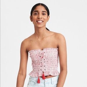 (3/$15) AEO striped tube top